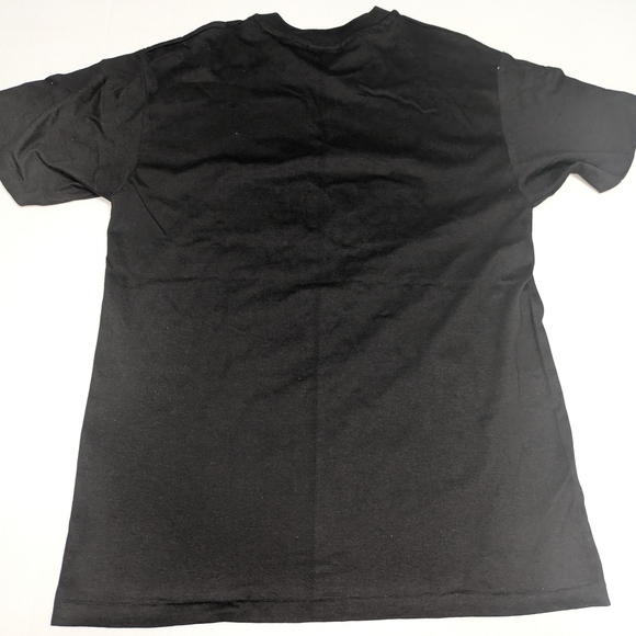 Black Short Sleeve Tee with Vibrant Graphic - Picture 2 of 7